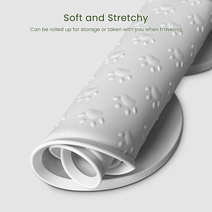 Dog Food Mat Anti-Slip Silicone Dog Bowl Mat Thicker Pet Placemat Waterproof - Image 7