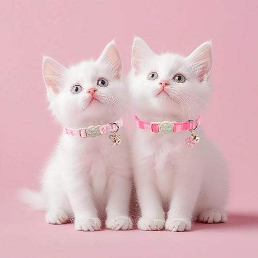 2 Pack Pink Cat Collars - Image 2