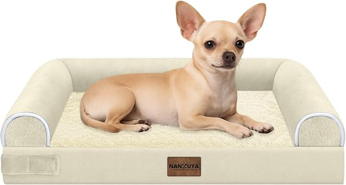 Small Dog Bed Orthopedic Washable: Beds Bolster Small Sized Dogs Bed Egg Crate by Nanuya