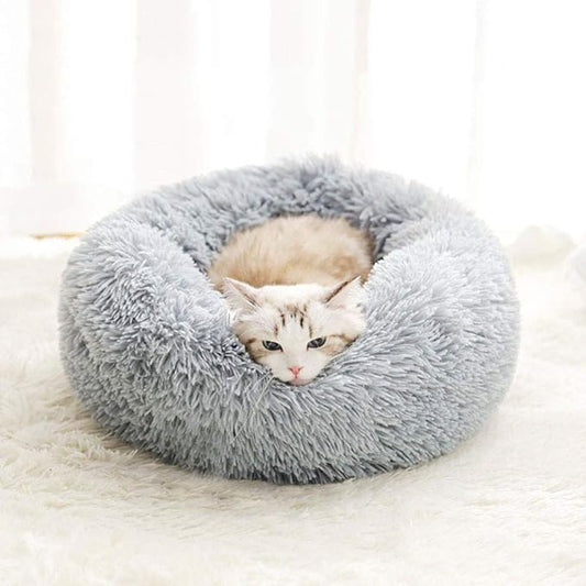 BODISEINT Modern Soft Plush Round Pet Bed - Image 2