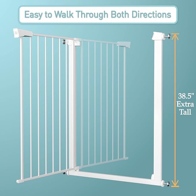 Fairy Baby Narrow Baby Gate 26.8 Inch to 29.5 Inch Wide - Image 9
