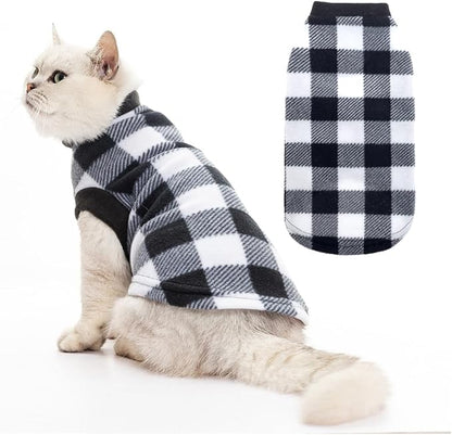 EXPAWLORER Plaid Cat Sweater - Image 5
