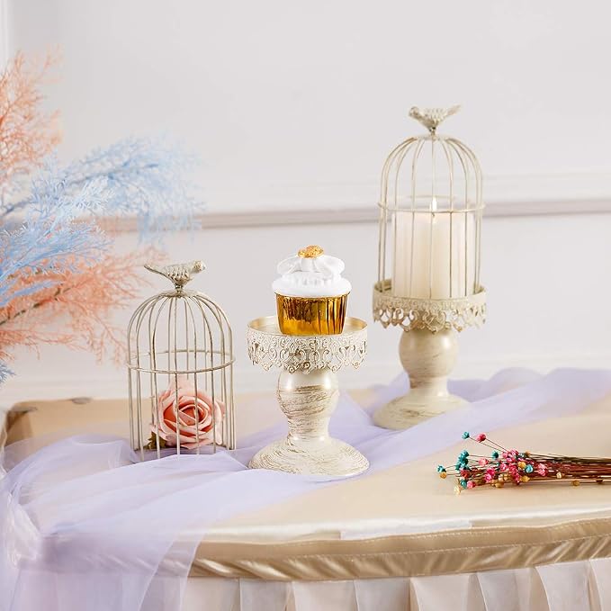 Birdcage Candle Holder Decorative Bird Cages - Image 7