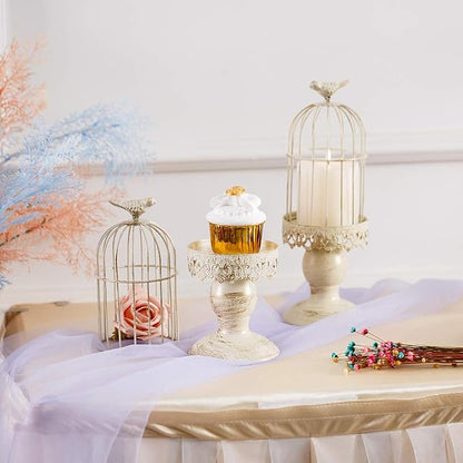 Birdcage Candle Holder Decorative Bird Cages - Image 7