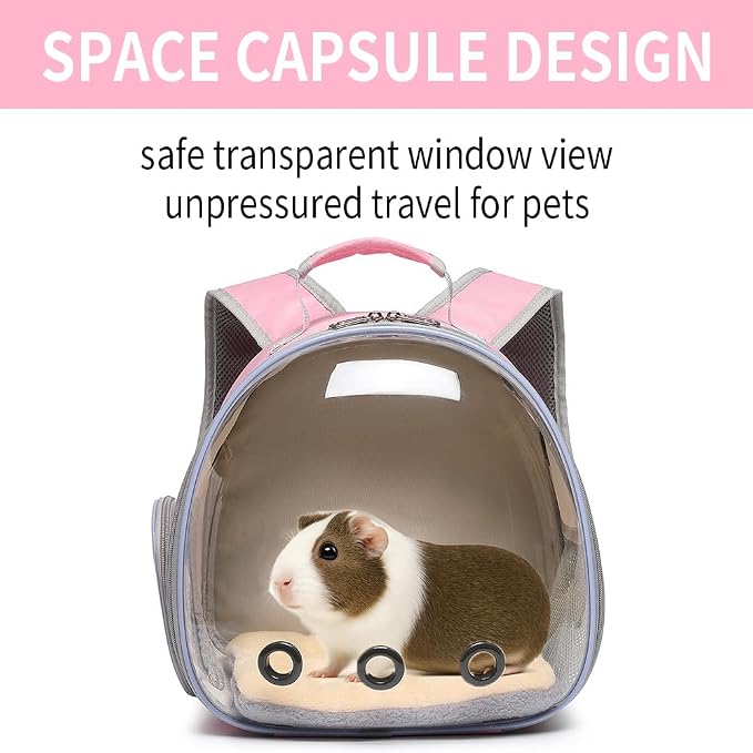 Bunny Carrier, Guinea Pig Carrier, Small Animal Carrier Backpack - Image 2