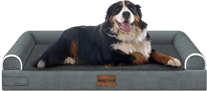 Large Dog Bed Orthopedic Washable: Jumbo Dog Bed Bolster Extra Large Dogs Egg by Nanuya