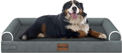 Large Dog Bed Orthopedic Washable: Jumbo Dog Bed Bolster Extra Large Dogs Egg by Nanuya