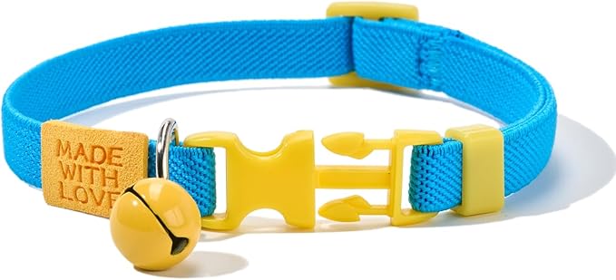 Elastic Cat Collar 2 Pack of Safety Quick Release Cat Collars - Image 8
