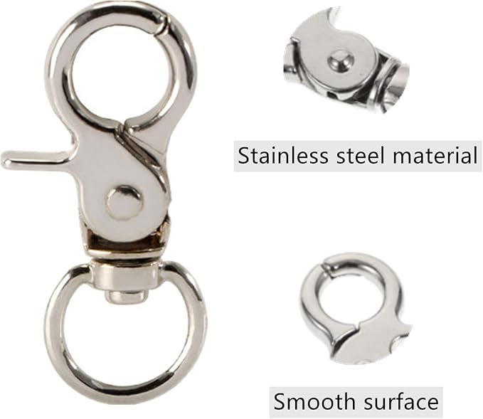 8 Pcs Bird Cage Lock Bird Cage Lobster Clasp, Birdcage Lock Birds Cage Clip - Image 3