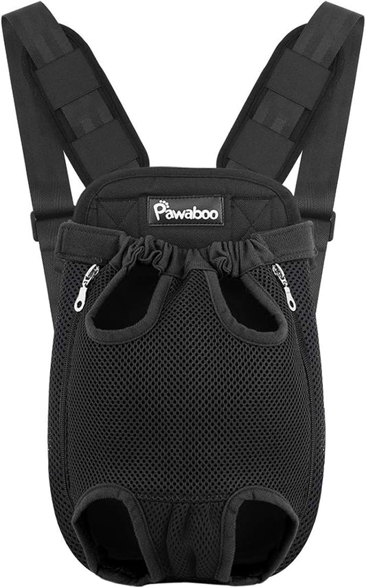 Pawaboo Pet Carrier Backpack, Adjustable Pet Front Cat Dog Carrier Backpack by Pawaboo