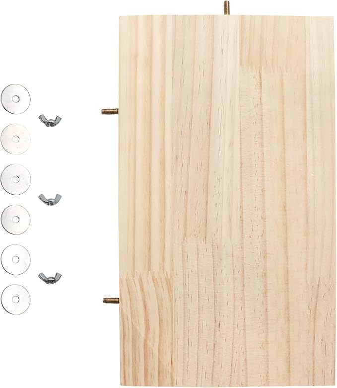 13.6×7.9 Inches Large Bird Perch Stand Platform, Natural Wooden Small Animals - Image 5