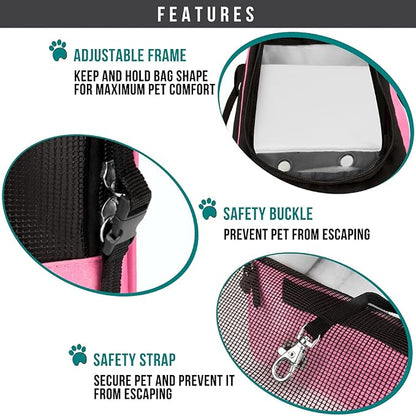 PetAmi Dog Purse Carrier for Small Dogs, Airline Approved Soft Sided Pet Carrier - Image 5