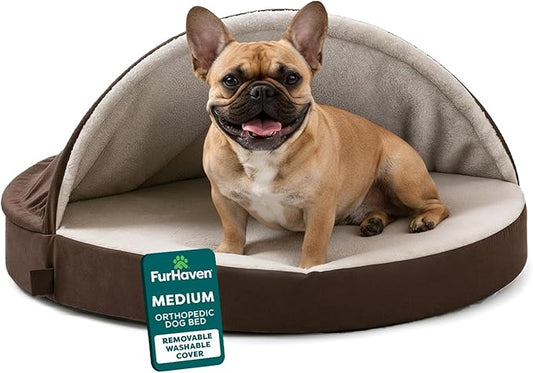 FurHaven Round Orthopedic Dog Bed by FurHaven