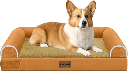 Medium Large Dog Bed Orthopedic Washable: Beds Bolster Medium Large Sized Dog by Nanuya