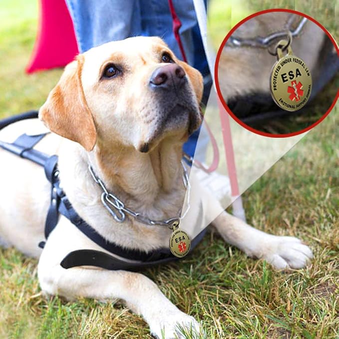 ESA tag Emotional support animal tag emotional support animals ID emotional - Image 5