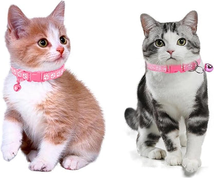 Dog Collar and Leash Set 3Pcs Puppy Collar and Leash Paw Print Whelping ID - Image 6