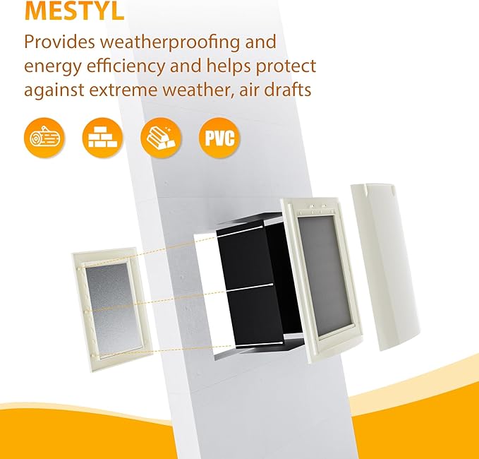 mestyl Dog Door for Wall, Pet Door, Doggie Door - Image 6