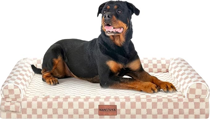 Large Dog Bed Orthopedic Washable: Beds Bolster XXL Bed Big XLarge Dogs Egg by Nanuya