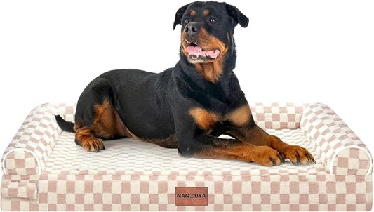 Large Dog Bed Orthopedic Washable: Beds Bolster XXL Bed Big XLarge Dogs Egg by Nanuya