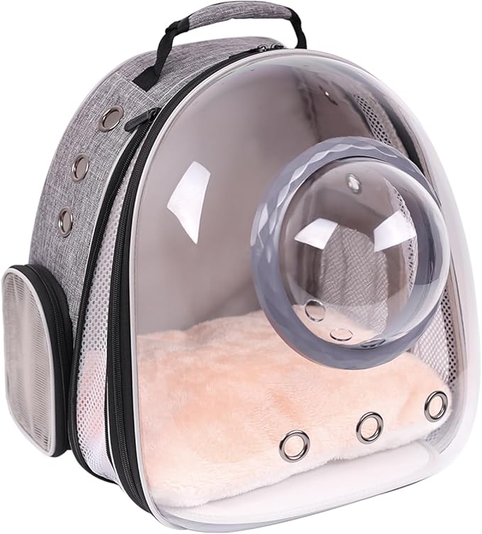 Front Extension Cat Backpack Carrier, Pet Travel Backpack by ORIZZP