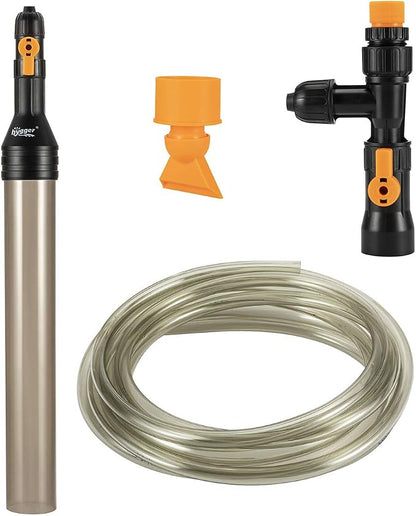 hygger Bucket-Free Aquarium Water Change Kit Fish Tank Siphon Gravel Vacuum by hygger