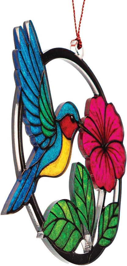 Christmas Ornaments 2025 – Hummingbird Suncatcher Window Hanging Ornament - Image 4