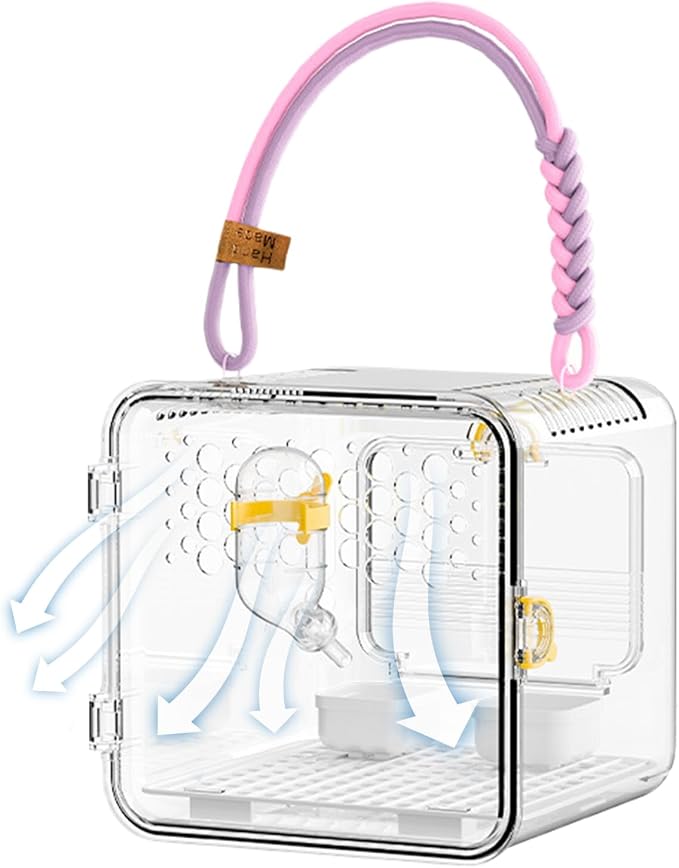 Bird Carrier - Portable Clear Cage - Image 6