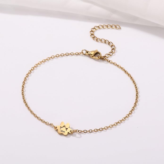 MeMeDIY Personalized Paw Print Bracelet - Image 2