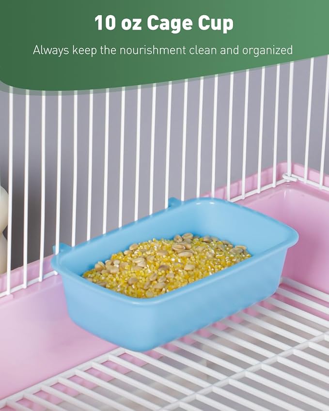 Pawfly Hanging Feeder, Food and Water Container, Feeding Dishes Coop Cups - Image 6