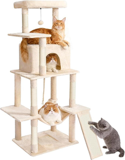 Cat Tree Tower 63in Multi-Level Cat Tower by ABCPET