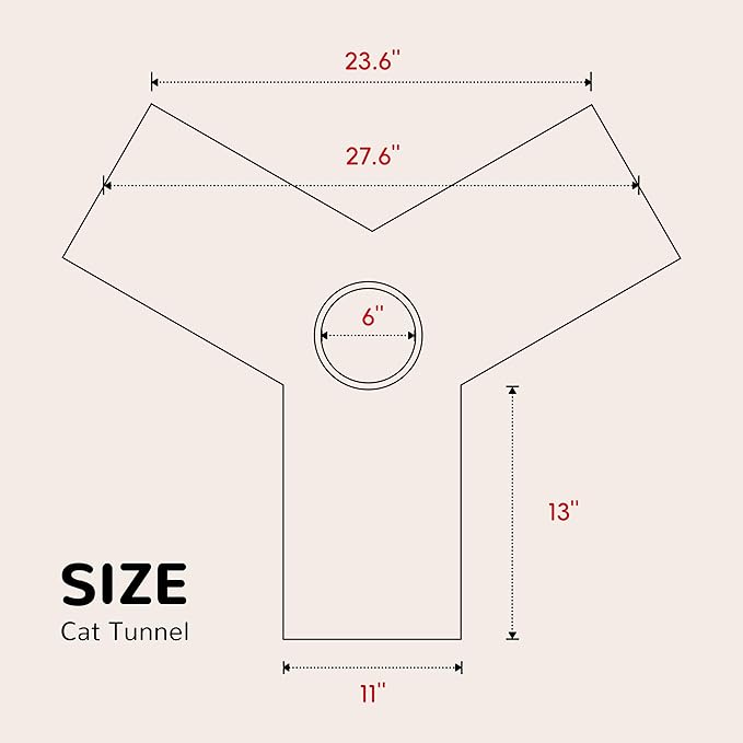 Tempcore Cat Tunnels for Indoor Cats, Collapsible 3 Way Kitty Tunnel Bored Pet - Image 3