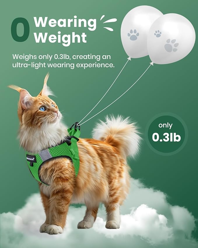 FAYOGOO Cat Harness, Cat Leash and Harness Set - Image 4