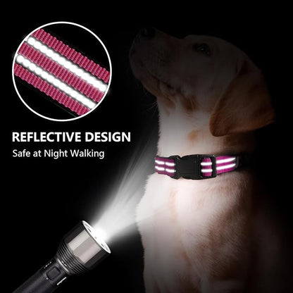 Hikiko Martingale Dog Collars Reflective Nylon Dog Collar - Image 2