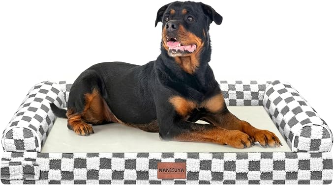 Large Dog Bed Orthopedic Washable: Beds Bolster XXL Bed Big XLarge Dogs Egg by Nanuya