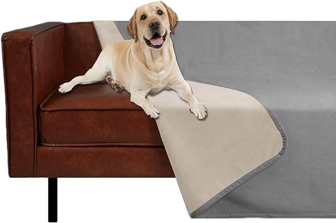 Ameritex Pet Bed Blanket Reversible 100% Waterproof Velvet Super Soft - Image 2