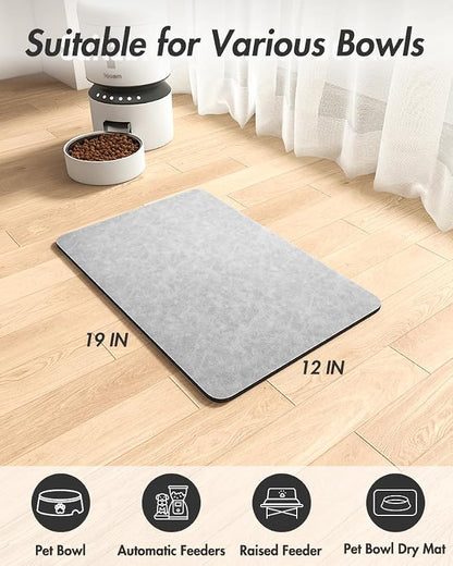 MontVoo-Absorbent Pet Feeding Mat-No Stains Pet Mat - Image 7