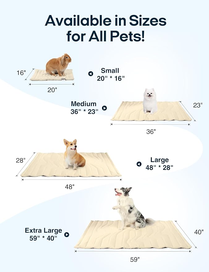 ZonLi Dog Cooling Mat, Reversible Cooling Pad - Image 6