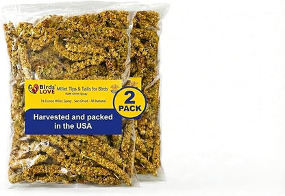 1lb Millet Tips & Tails for Birds by BirdsLOVE