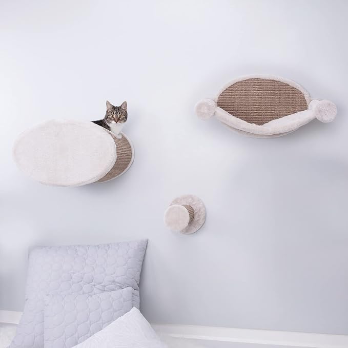 Trixie Liam Wall Mounted 3 pcs Lounge Set, and Step, 18.8" L x 11.0" W x 11.3" - Image 4