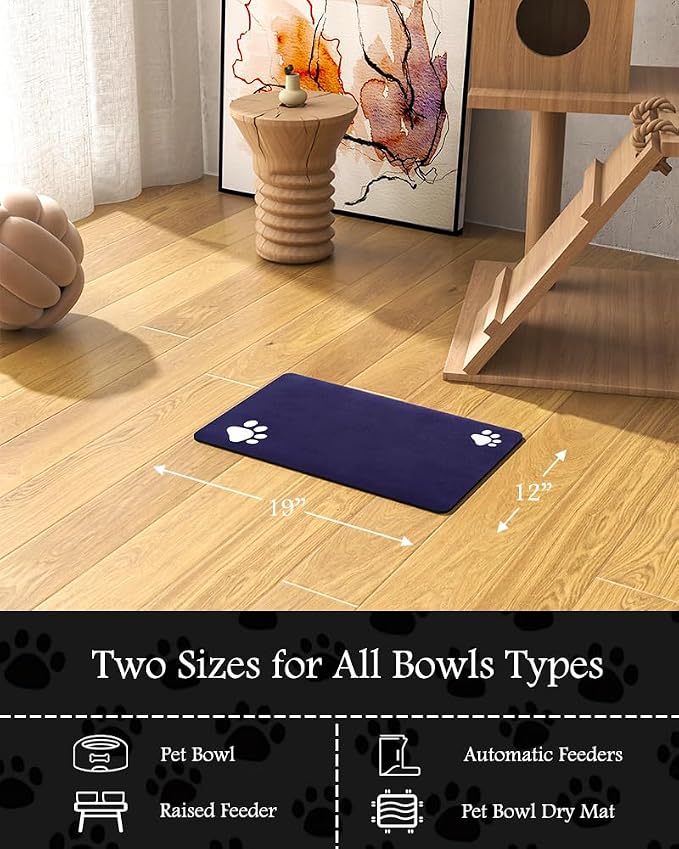 Pet Feeding Mat-Absorbent Dog Mat - Image 7