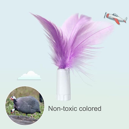 ORSDA 6Pcs Interchangeable Attachments Cat Feather Toys Replaceable Feathers - Image 4
