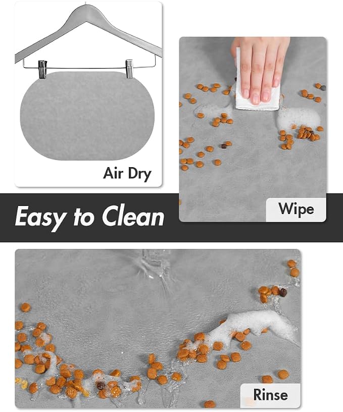 Absorbent Dog Food Mat-Cat Dog Mat - Image 3
