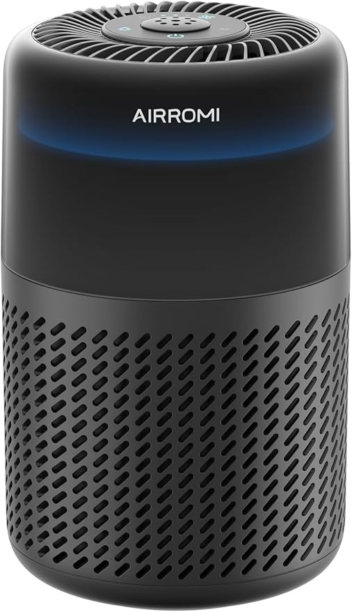 AIRROMI HEPA Air Purifier for Bedroom&Home, Pet Air Purifier for Home Pets by AIRROMI