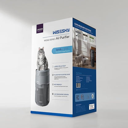 WiseSky Pet Air Purifier for Cat Owners, High-Efficiency Air Purifier for Cat - Image 9