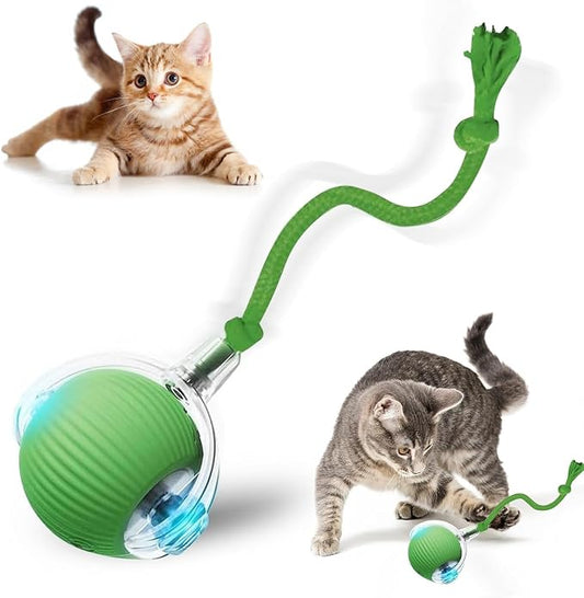 Interactive Cat Toy, 2025 New Interactive Rolling Cats Dog Toy Balls 360° Smart by Taikcsut