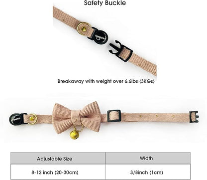 Safety Quick Release Cat Collars, Soft Kitten Collars - Image 4