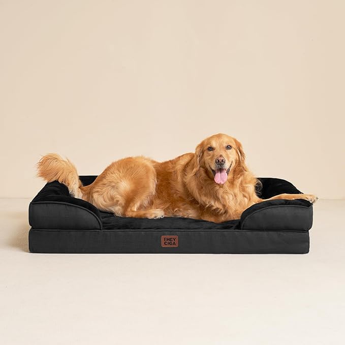 EHEYCIGA Orthopedic Dog Beds for Large Dogs, Waterproof Memory Foam Large Dog - Image 9