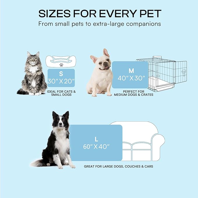 Luciphia Premium Dog Cooling Mat Non-Slip Q-MAX>0.5 Self-Cooling Pad - Image 6