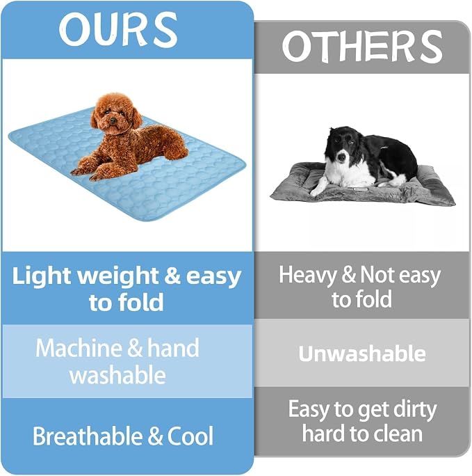 2025 New Dog Cooling Mat, Pet Cooling Mats, Summer Cool Pads Pet Mat Outdoor - Image 5
