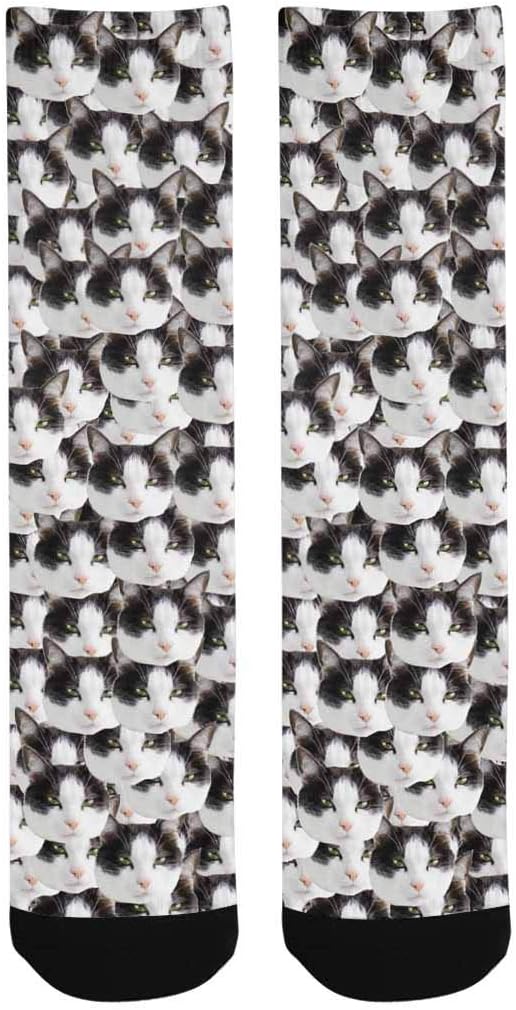 Custom Face Socks, Personalized Dog Lover Pet Photo Picture on Socks Unisex - Image 3